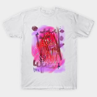 abstract cat T-Shirt